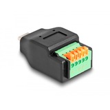 DeLOCK 66456, Adaptador negro