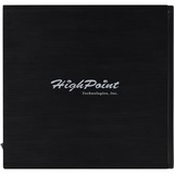 HighPoint RocketStor 6314B TB 2 to TB 3, Caja de unidades negro