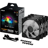 ASUS TUF GAMING TR120 ARGB, Ventilador negro/Transparente