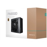 DeepCool PM850D unidad de fuente de alimentación 850 W 20+4 pin ATX ATX Negro, Fuente de alimentación de PC negro, 850 W, 100 - 240 V, 47 - 63 Hz, 10 A, Activo, 110 W