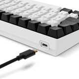 Sharkoon SKILLER SGK50 S2, Teclado para gaming blanco