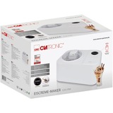 Clatronic ICM 3784, Heladera blanco