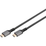 Digitus DB-330200-020-S, Cable negro/Gris