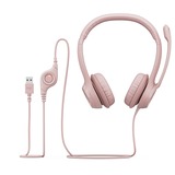 Logitech 981-001281, Auriculares con micrófono rosa neón