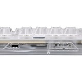 Sharkoon Crystal Shark, Teclado para gaming blanco