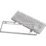 Sharkoon Crystal Shark, Teclado para gaming blanco