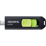 ADATA ACHO-UC300-32G-RBK/GN, Lápiz USB negro/Verde