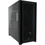 Corsair 5000D AIRFLOW Midi Tower Negro, Cajas de torre negro, Midi Tower, PC, Negro, ATX, EATX, ITX, Plástico, Acero, Vidrio templado, Juego