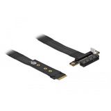 DeLOCK 64131 tarjeta y adaptador de interfaz Interno PCIe negro, M.2, PCIe, Negro, 0,2 m, China, SATA