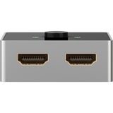 goobay 58486, Conmutador HDMI negro/Plateado