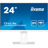 iiyama XUB2497HSN-W1, Monitor LED blanco (mate)