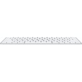 Apple Magic teclado USB + Bluetooth Inglés Aluminio, Blanco plateado/blanco, 60%, USB + Bluetooth, Aluminio, Blanco