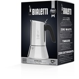 Bialetti 0007256/CNNP, Cafetera espresso plateado