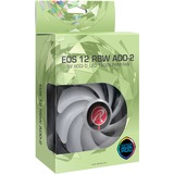 RAIJINTEK EOS 12 RBW ADD-2, Ventilador negro/Transparente