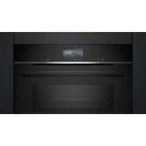 Siemens CM776GKB1, Horno negro/Acero fino