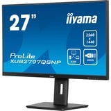 iiyama XUB2797QSNP-B1, Monitor LED negro (mate)