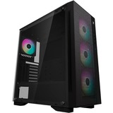 DeepCool Matrexx 55 Mesh ADD-RGB 4F Midi Tower Negro, Cajas de torre negro, Midi Tower, PC, Negro, ATX, EATX, micro ATX, Mini-ITX, Acrilonitrilo butadieno estireno (ABS), SPCC, Vidrio templado, Juego