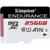 Kingston SDCE/256GB, Tarjeta de memoria blanco/Negro