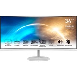 MSI PRO MP341CQW, Monitor LED blanco