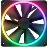 NZXT F140 RGB DUO Single 140x140x25, Ventilador negro