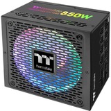 Thermaltake Toughpower GF2 ARGB 850W - TT Premium Edition unidad de fuente de alimentación 24-pin ATX Negro, Fuente de alimentación de PC negro, 100 - 240 V, 50/60 Hz, 10 A, Activo, 120 W, 850 W