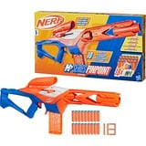 Hasbro F8621EU4, Lanzador de dardos azul/Naranja