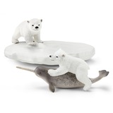 Schleich Vida Salvaje Polar Playground, Muñecos 3 año(s), Gris, Blanco