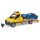 bruder 02675, Automóvil de construcción naranja/Azul