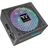 Thermaltake Toughpower GF2 ARGB unidad de fuente de alimentación 750 W 24-pin ATX Negro, Fuente de alimentación de PC negro, 750 W, 100 - 240 V, 900 W, 50/60 Hz, 10 A, Activo