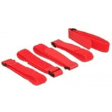 DeLOCK 18705 velcro Rojo 5 pieza(s), Atacables  rojo, Rojo, 20 mm, 300 mm, 5 pieza(s)