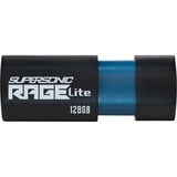 Patriot Supersonic Rage Lite 128 GB, Lápiz USB negro/Azul