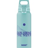 SIGG WMB ONE Pathfinder Glacier 1,0L, Botella de agua turquesa