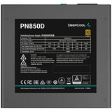 DeepCool R-PN850D-FC0B-EU, Fuente de alimentación de PC negro