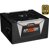 GIGABYTE GP-AP850GM unidad de fuente de alimentación 850 W 20+4 pin ATX ATX Negro, Fuente de alimentación de PC negro, 850 W, 100 - 240 V, 47 - 63 Hz, 10 A, Activo, 120 W