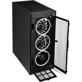 Sharkoon REV300 Torre Negro, Cajas de torre negro, Torre, PC, Negro, ATX, EATX, micro ATX, Mini-ITX, Vidrio templado, Ventiladores de la caja