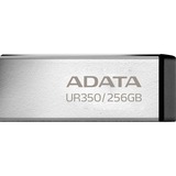 ADATA UR350-256G-RSR/BK, Lápiz USB níquel/Negro