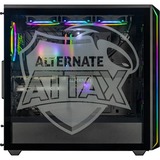 ALTERNATE aTTaX-PLATIN-001, Gaming-PC negro/Transparente