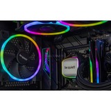 ALTERNATE aTTaX-PLATIN-001, Gaming-PC negro/Transparente