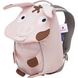 Affenzahn AFZ-TOS-001-102, Mochila rosa neón/Marrón