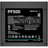 DeepCool PF500 unidad de fuente de alimentación 500 W 20+4 pin ATX ATX Negro, Fuente de alimentación de PC negro, 500 W, 220 - 240 V, 50 Hz, 100 W, 480 W, 100 W