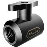 RAIJINTEK RJK Draining Valve Black, Válvula negro