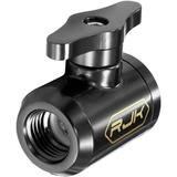 RAIJINTEK RJK Draining Valve Black, Válvula negro