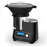 Krups HF4568, Robot de cocina negro/Acero fino