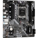 ASRock B650M-H/M.2+, Placa base gris/Negro