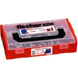 fischer FixTainer - DUOPOWER & DUOSEAL, Pasador gris claro/Rojo