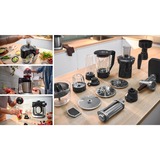 Bosch MUMS6ZS13D, Robot de cocina negro/Acero fino