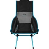 Helinox Savanna Silla de camping 4 pata(s) Negro, Azul negro/Azul, 145 kg, Silla de camping, 4 pata(s), 1,8 kg, Aluminio, Nylon, Negro, Azul