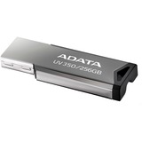 ADATA UV350 256 GB, Lápiz USB plateado/metálico, Minorista