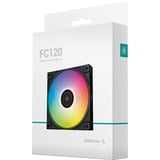 DeepCool FC120 RGB 120x120x25, Ventilador negro