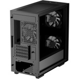 DeepCool MATREXX 40 3 Fans Led Tricolor Cristal Templado Lateral, Cajas de torre negro, Micro Torre, PC, Negro, micro ATX, Mini-ITX, Acrilonitrilo butadieno estireno (ABS), SPCC, Vidrio templado, Juego